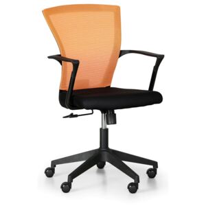 Kancelárska stolička Bret, oranžová