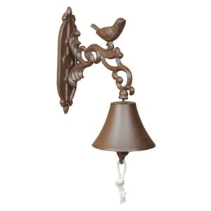 Liatinový zvonček s vtáčikom Bird - 10 * 19 * 24cm