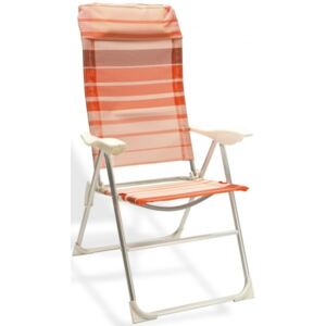 DEMA Plážová sklápacia stolička Baltimore, oranžová