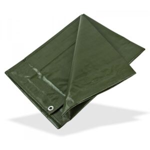 DEMA Nepremokavá plachta zakrývacia 2x2 m 140 g/m2, zelená