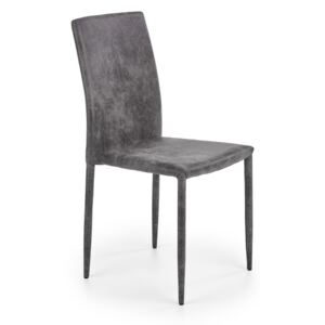 Halmar K375 jedálenská stolička tmavo šedá