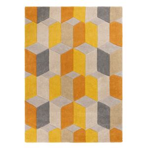 Flair Rugs koberce ručne všívaný kusový koberec Infinite Scope Ochre - 120x170 cm