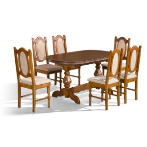 Stôl Mars 1 + stoličky NW (1+6) - Súprava M19 - viac farieb