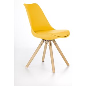 MEBLINE Stolička K201 žltá