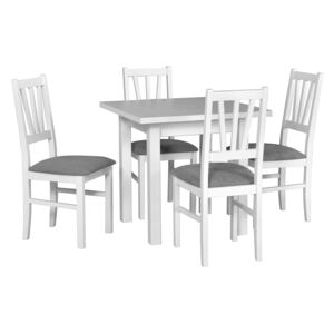 MEBLINE Stôl MAX 7 + stoličky BOS 5 (4ks.) - súprava DX3