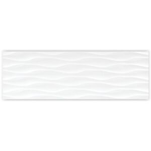 ECOCERAMICA BLANCOS Rlv. Mer Brillo 40 x 120 cm obklad plastický lesklý biely REKT RLVMERBRILLO40X120
