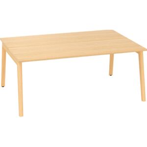 Kancelársky pracovný stôl ROOT, 1800 x 1600 mm, dub