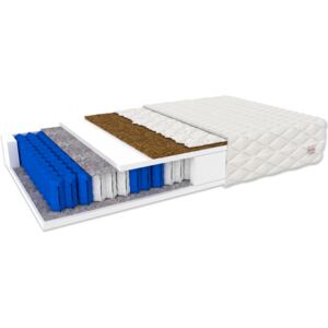 Jaamatrac Kokosový matrac HUNT s pružinami 200x160 Poťah: Premium Jersey 3D, Výška: 23 cm