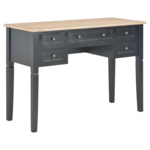 Písací stôl, čierny 109,5x45x77,5 cm, drevo