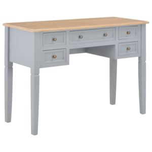 Písací stôl, sivý 109,5x45x77,5 cm, drevo