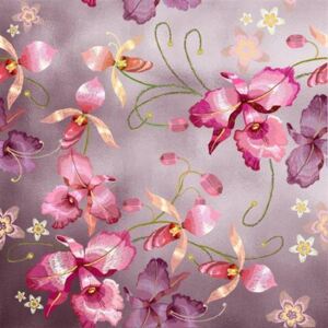 Samolepiace fólie 45 cm x 5 m GEKKOFIX 14059 ružová orchidea ružovozlatá Samolepiace tapety