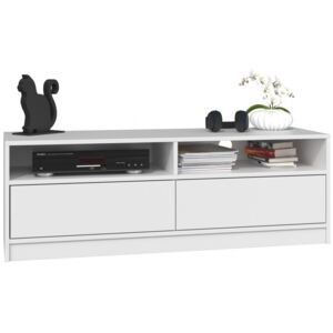 Shoptop TV stolík KARO- 120 cm- biely matný