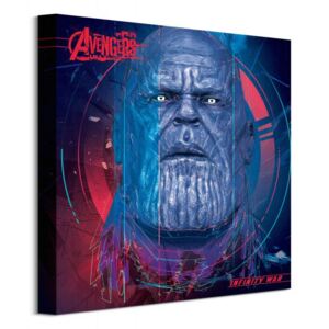 Obraz na plátne Marvel Avengers: Infinity War Thanos 40x40cm WDC101093