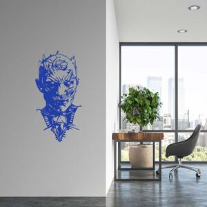 GLIX Game of Thrones Night King - samolepka na stenu Modrá 25x50 cm