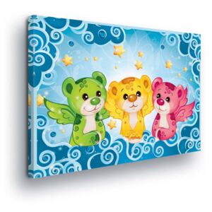Obraz na plátne - Teddy Bears 60x40 cm