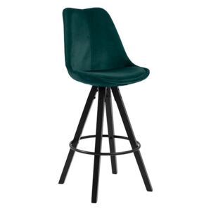 Dima barová stolička fľaškovo zelená / čierna