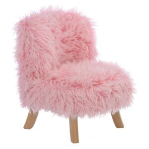 Detské kresielko Pink Furry