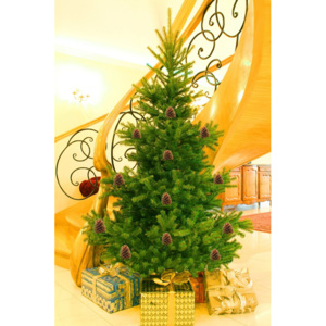 Umelý vianočný stromček - Smrek prírodný 120 cm