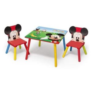 Detský stôl s stoličkami Myšák Mickey II