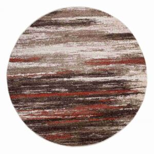 Kusový koberec Agap hnedý kruh, Velikosti 130x130cm
