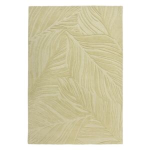 Zelený vlnený koberec Flair Rugs Lino Leaf, 120 x 170 cm