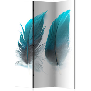 Paraván - Blue Feathers [Room Dividers] 135x172 7-10 dní