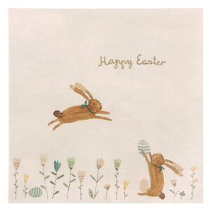 Veľkonočné papierové obrúsky Happy Easter 16ks