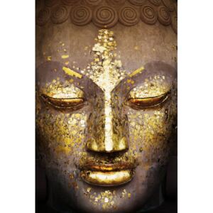 Plagát, Obraz - Buddha - face, (61 x 91,5 cm)