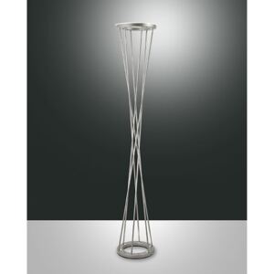 Moderné svietidlo FABAS TWISTER FLOOR LAMP SATINED NICKEL 3369-10-178