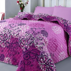 XPOSE­­® Prikrývka na posteľ AMÉLIA - fialová 220x240 cm