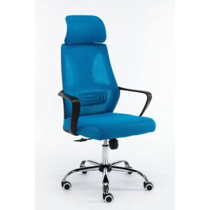 Shoptop Kancelárska stolička NIGEL modrá