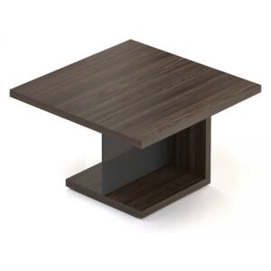 Rauman Konferenčný stôl Lineart 120 x 120 cm brest tmavý / antracit