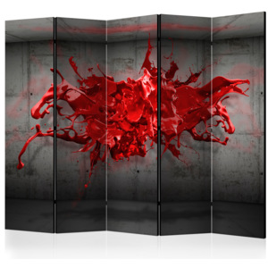 Paraván - Red Ink Blot II [Room Dividers] 225x172 7-10 dní
