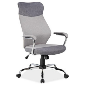 Kancelárska stolička PASTE, 112-122x64x52x48-58, sivá