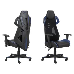 Dizajnová kancelárska stolička Nathalia, čierna-modrá