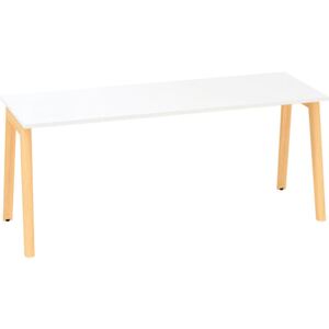 Kancelársky pracovný stôl ROOT, 1800 x 800 mm, biela