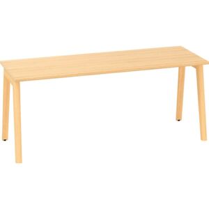 Kancelársky pracovný stôl ROOT, 1800 x 800 mm, dub