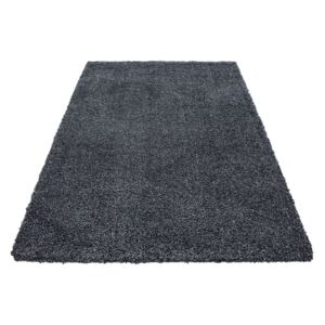 Ayyildiz koberce Kusový koberec Ancona shaggy 9000 anthrazit - 80x150 cm