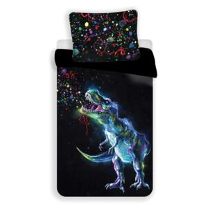 Jerry Fabrics Obliečky fototlač Dinosaur Black 140x200, 70x90 cm