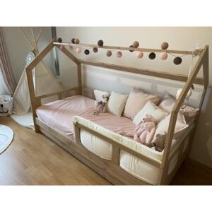 Detská posteľ z masívu so zásuvkou DOMČEK BEDHOUSE 190x90 cm
