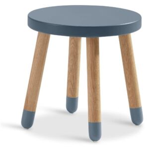 Modrá detská stolička Flexa Play, ø 30 cm