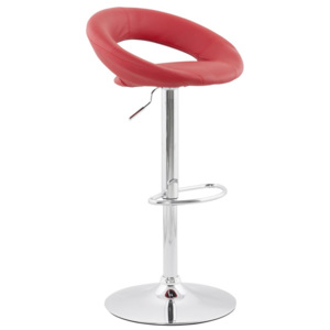 Moderná barová stolička Dylan červená