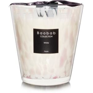 Baobab Pearls White vonná sviečka 16 cm