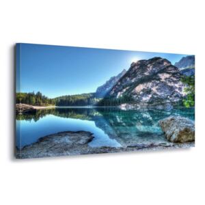 Obraz na plátne - Glass Lake 4 x 30x80 cm