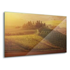 Sklenený obraz - Tuscan Dream 4 x 30x80 cm