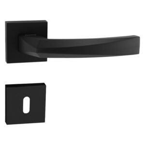Kľučka na dvere FO - DIAMOND - HR BS - Čierna matná