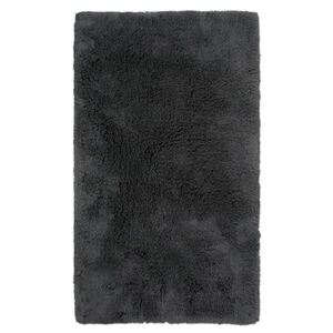 Kúpeľňová predložka tmavošedá koberček 60x100cm bavlna ALMA