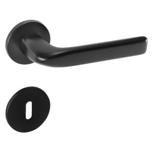 Kľučka na dvere TI - IDEAL - R 4162 5S BS - Čierna matná