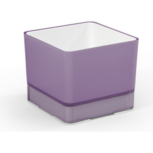 Plastový kvetináč Cube 120 fialová