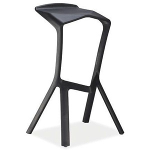 Barová stolička WATT, 82x50x29, čierna